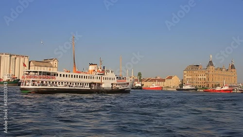 Haydarpasa harbor and central train station built by Sultan Abdulhamid in 1908 as the starting point of the Istanbul-Baghdad railroad. The place itself has been used as a backdrop for many films.
 photo