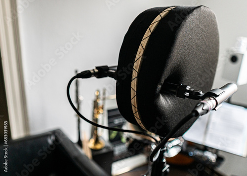 Stereo Microphone Binaural Jecklin Disc