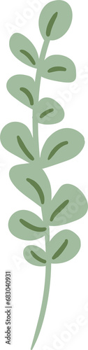 Floral element. Illustration