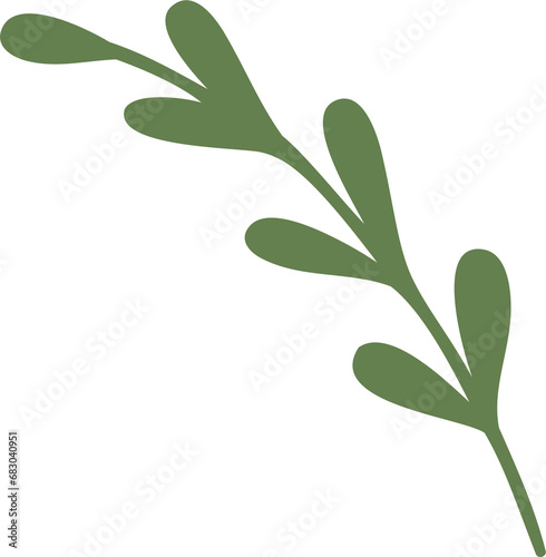 Floral element. Illustration