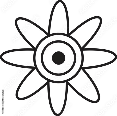 Flower icon design.