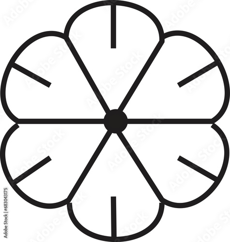 Flower icon design.