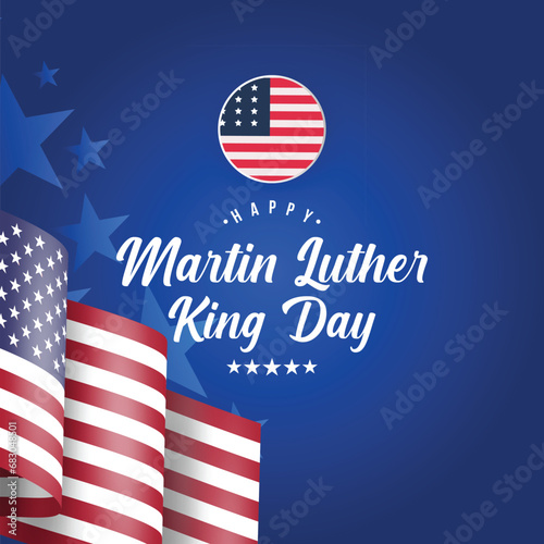 Free vector martin luther king day illustration