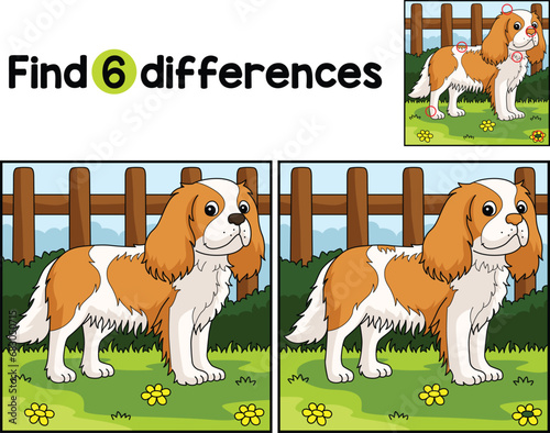 Cavalier King Charles Spaniel Find The Differences