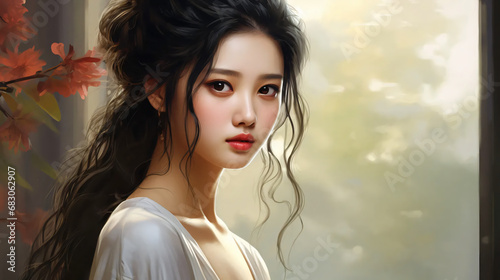 portrait of an asian woman