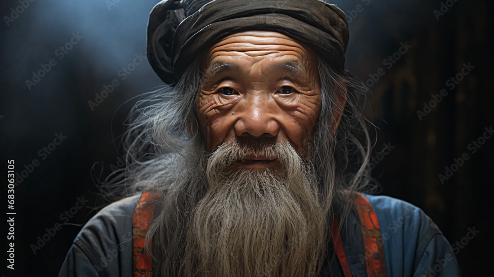 portrait of an asian man portrait of an asian man