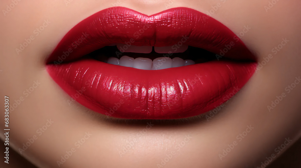 lips with lipstick lips with lipstick
