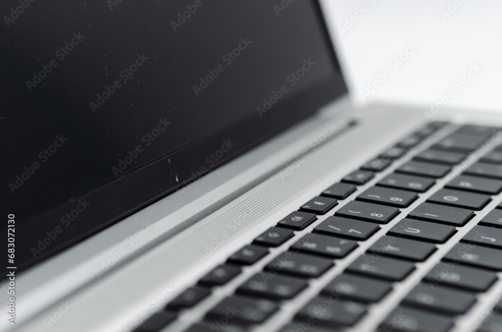 laptop on the table laptop on the table
