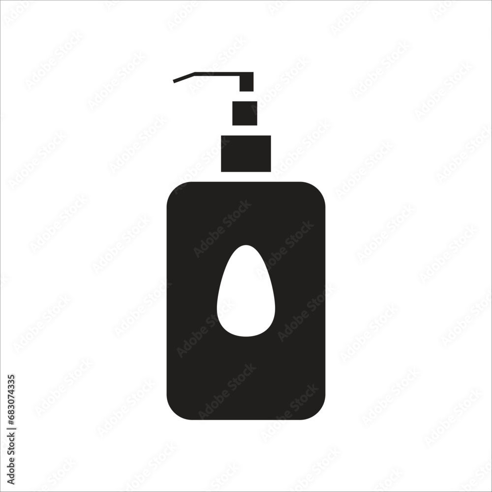 shampoo vector icon line template shampoo vector icon line template