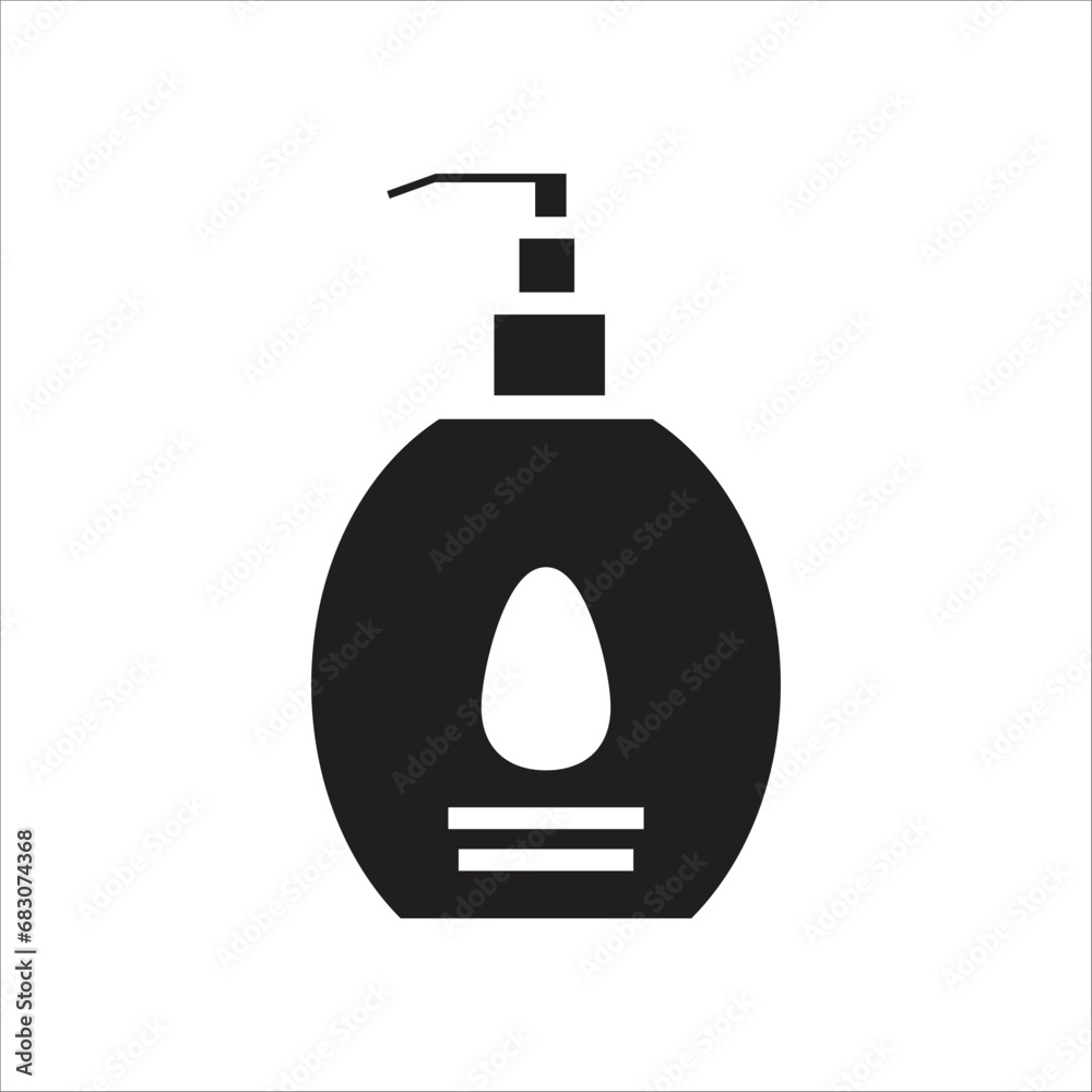 shampoo vector icon line template shampoo vector icon line template