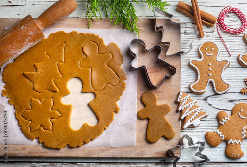 Christmas homemade gingerbr...