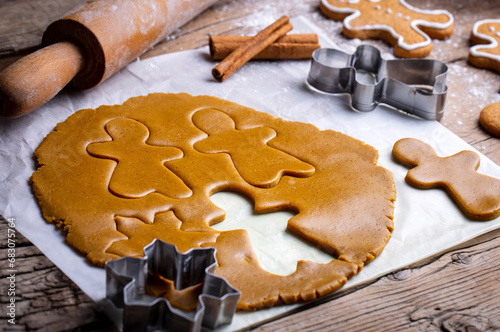 Christmas homemade gingerbr...