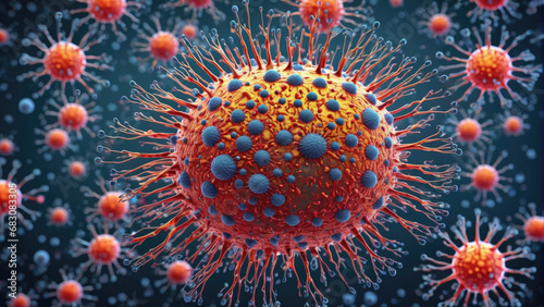 Amazing image of virus.