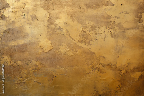 illustration of gold colored wall background texture. Created with Generative AI