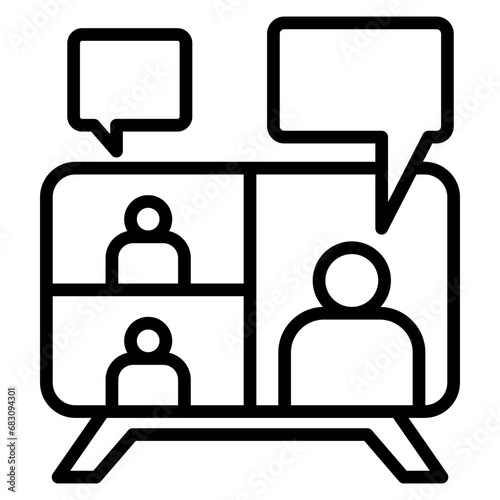 Virtual Team Training Icon