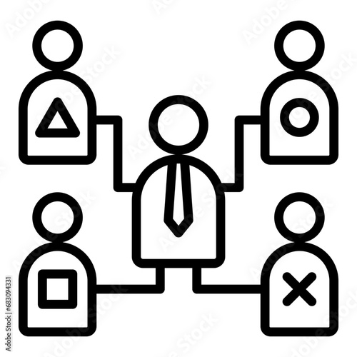 Multidimensional Teams Icon