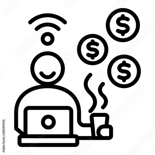 Freelancing Icon