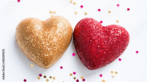 Background with Hearts Design for Valentine's Day. Weddings, mother's day. Poster and banner. greeting card