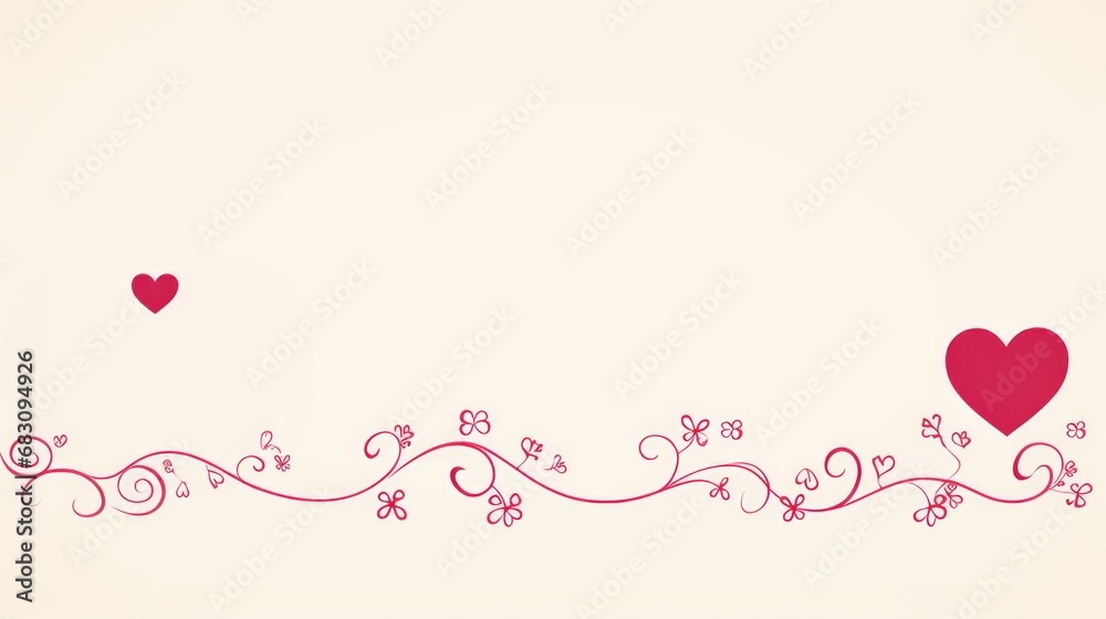 Background with Hearts Design for Valentine's Day. Weddings, mother's day. Poster and banner. greeting card