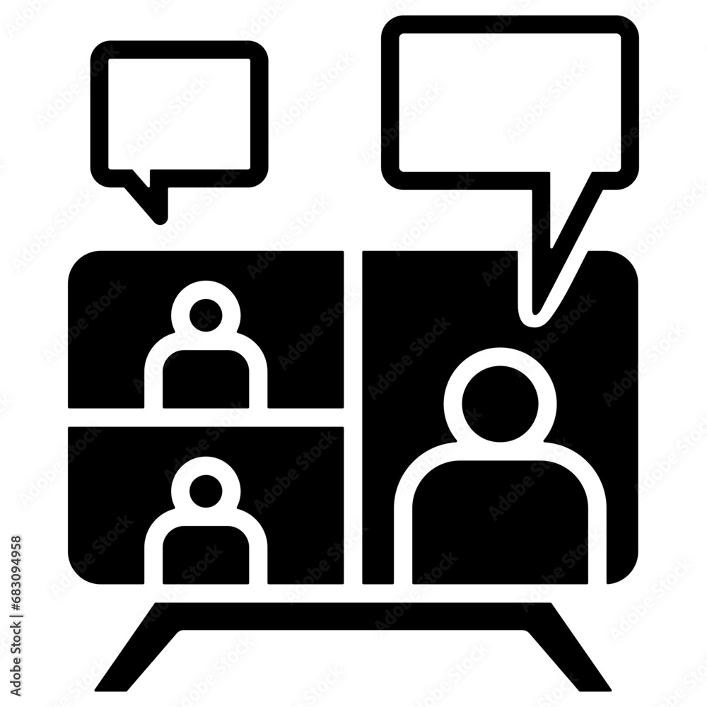 Virtual Team Training Icon Virtual Team Training Icon