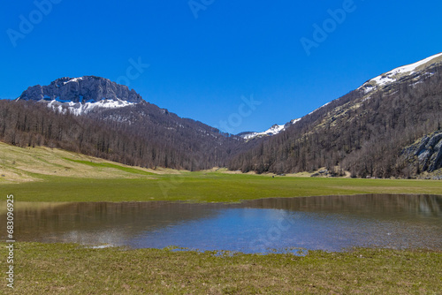 Wallpaper Mural Mountain landscape against clear blue sky Torontodigital.ca