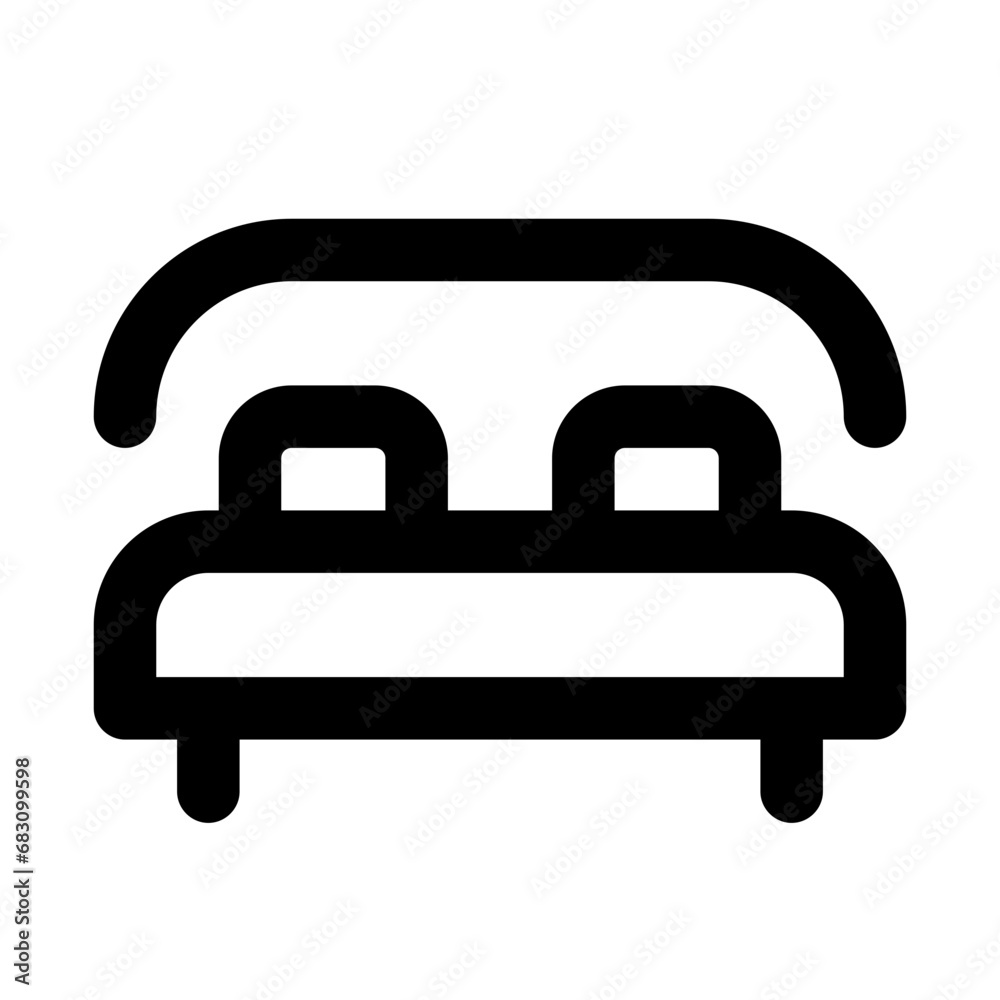 bed line icon