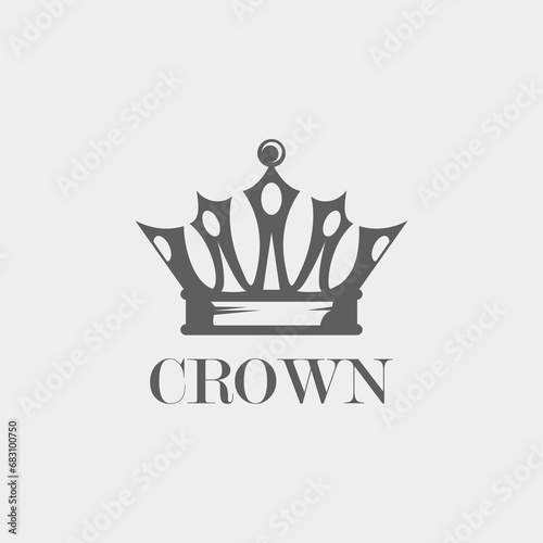 crown logo , royal logo vector