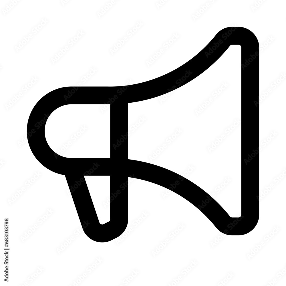 megaphone line icon megaphone line icon