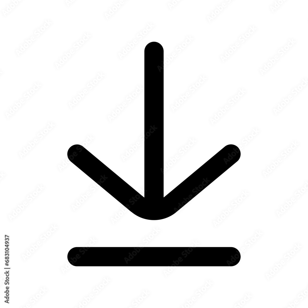 download line icon download line icon