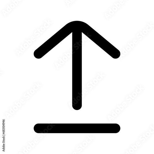 upload line icon