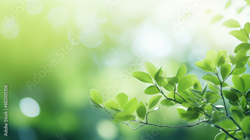 Beautiful natural background with green leaves