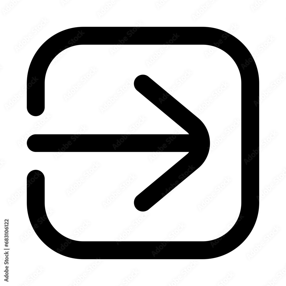 sign in line icon sign in line icon