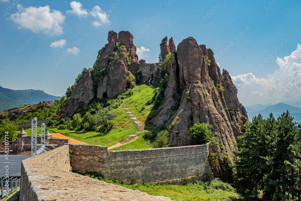 The Belogradchik Fortress in Bulgaria - obrazy, fototapety, plakaty 