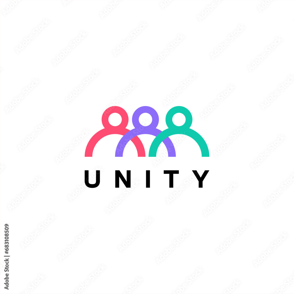 Minimal together unity logo diversity organization community Minimal together unity logo diversity organization community