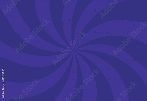 Blue Radial Pattern - Graphic Design Vector