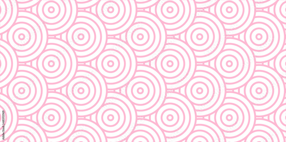 Abstract Pattern with wave lines pink spiral white scripts background. seamless geomatics overlapping create retro line backdrop pattern background. Overlapping Pattern with Transform Effect. Abstract Pattern with wave lines pink spiral white scripts background. seamless geomatics overlapping create retro line backdrop pattern background. Overlapping Pattern with Transform Effect.