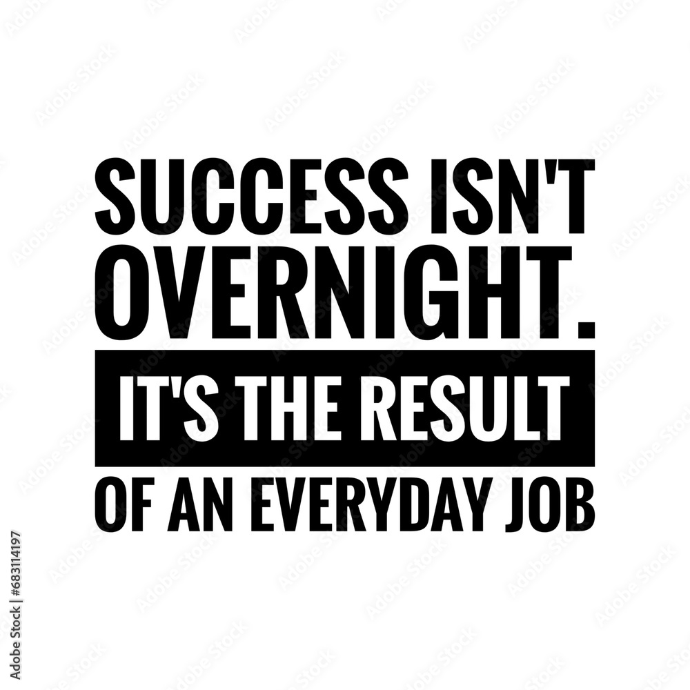 ''Success'' Motivational Quote Illustration