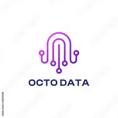 octopus data circuit tech logo