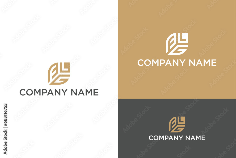 FLC initial letter logo design concept on luxury FLC initial letter logo design concept on luxury
