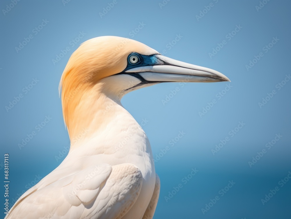 Obraz premium Gannet Australian Marine Animal in nature