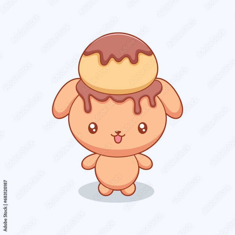 Cute Ice Cream Character Design Illustration Cute Ice Cream Character Design Illustration