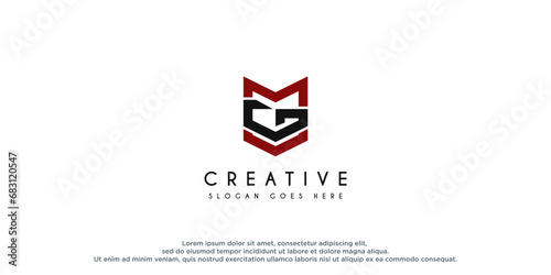 MG company group linked letter logo
