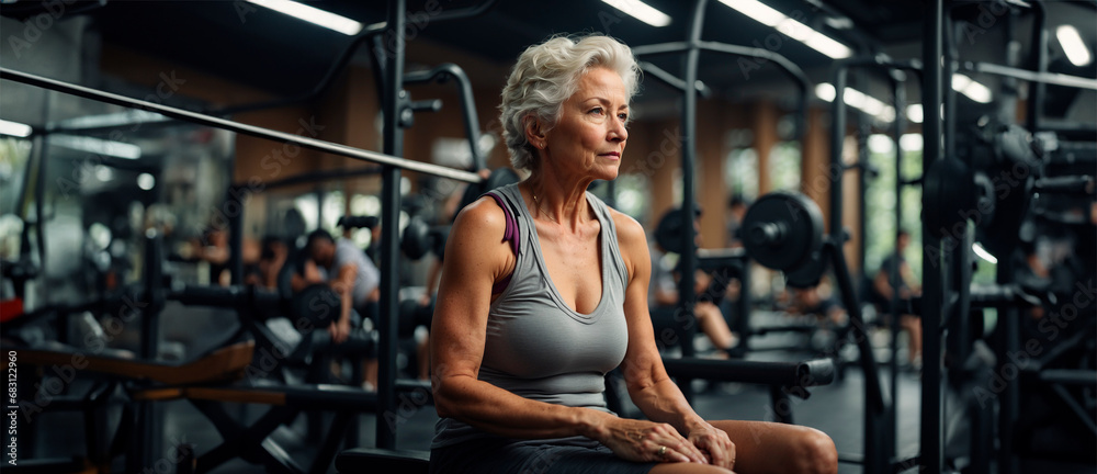 Fototapeta premium Inspiração da Terceira Idade: Exercícios para uma Vida Plena