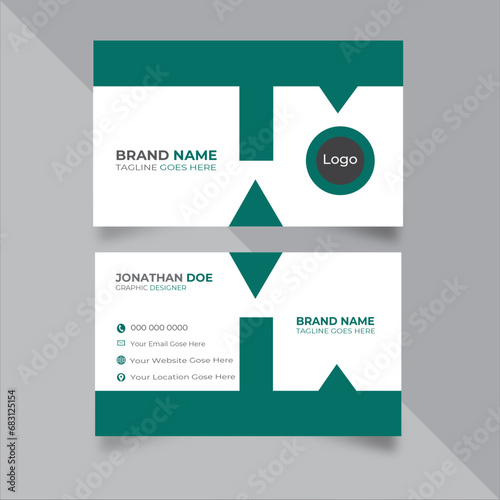Modern business cards Or professional template Design