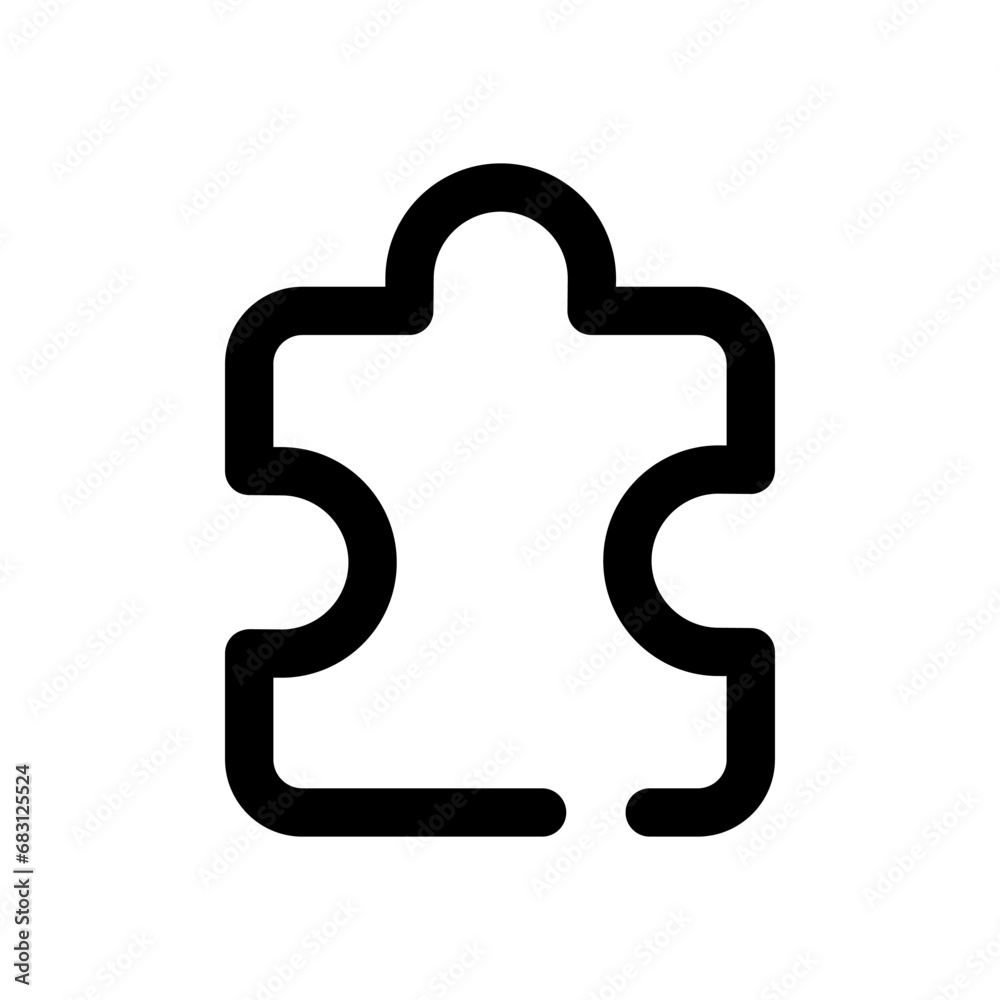Puzzle icon vector symbol design illustration Puzzle icon vector symbol design illustration