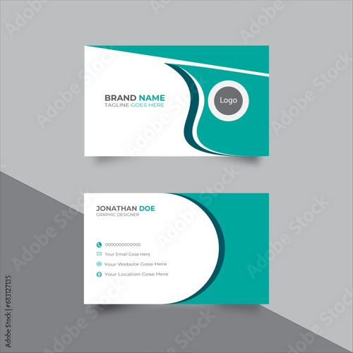 Modern business cards Or professional template Design