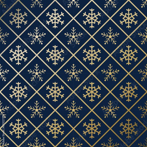 snowflake winter vector pat...