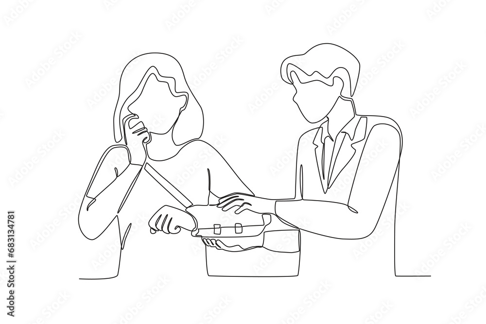 Single continuous line drawing of A doctor is putting a cast on a patient_s broken arm. Medical health care service workers concept one line draw design vector graphic illustration
Single continuous line drawing of A doctor is putting a cast on a patient_s broken arm. Medical health care service workers concept one line draw design vector graphic illustration