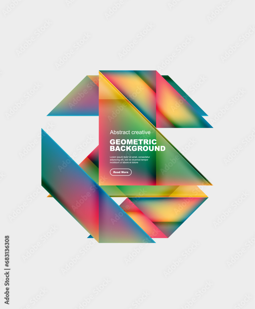 Gradient triangles vector abstract background Gradient triangles vector abstract background