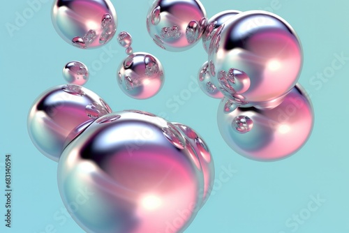 3D bubble illustration 